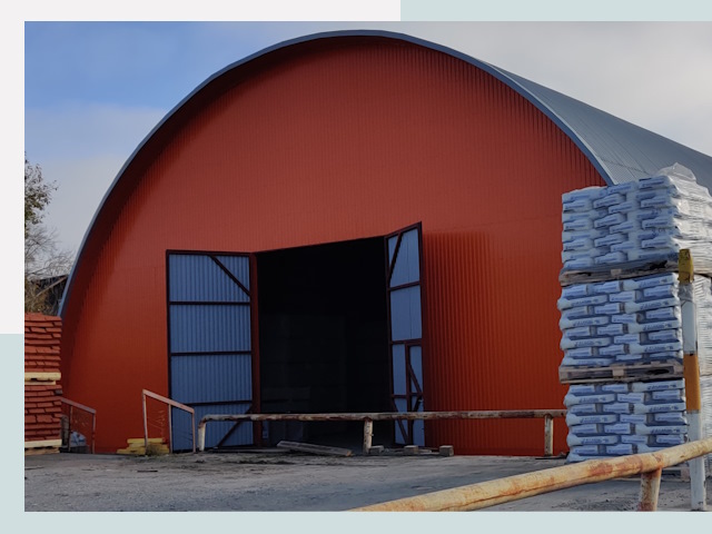 Полукруглые ангары по цене от 622 руб. в Киров