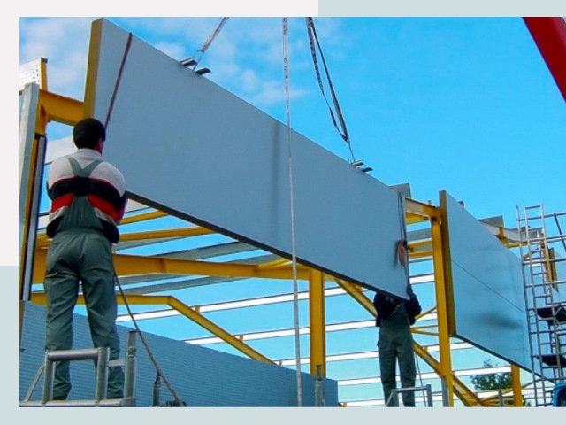 Монтаж сэндвич-панелей в Кирове от 622 руб.