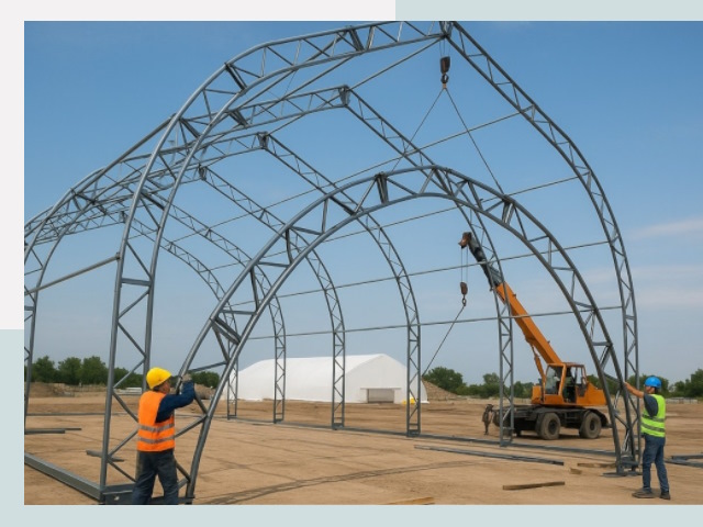 Монтаж ангаров в Кирове от 622 руб. - Надежно и быстро